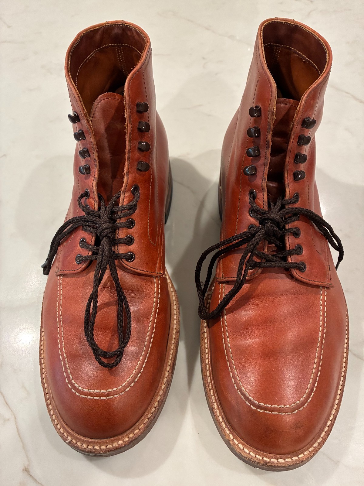 Alden 405 Brown Workboot Calf Indy Boot
