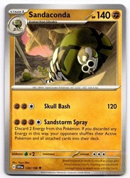 Sandaconda 120/198 Scarlet & Violet Base Set Uncommon