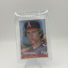 1984 Donruss - Rated Rookie Mike Brown #42 (RC) - *Near Mint*