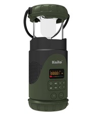 Kaito KL101 Emergency Camping Lantern & Flashlight, Hand Crank & Solar Powered