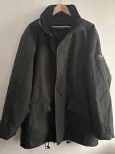 Men’s Dark Green Vintage Aigle Padded Parka Coat Size XL