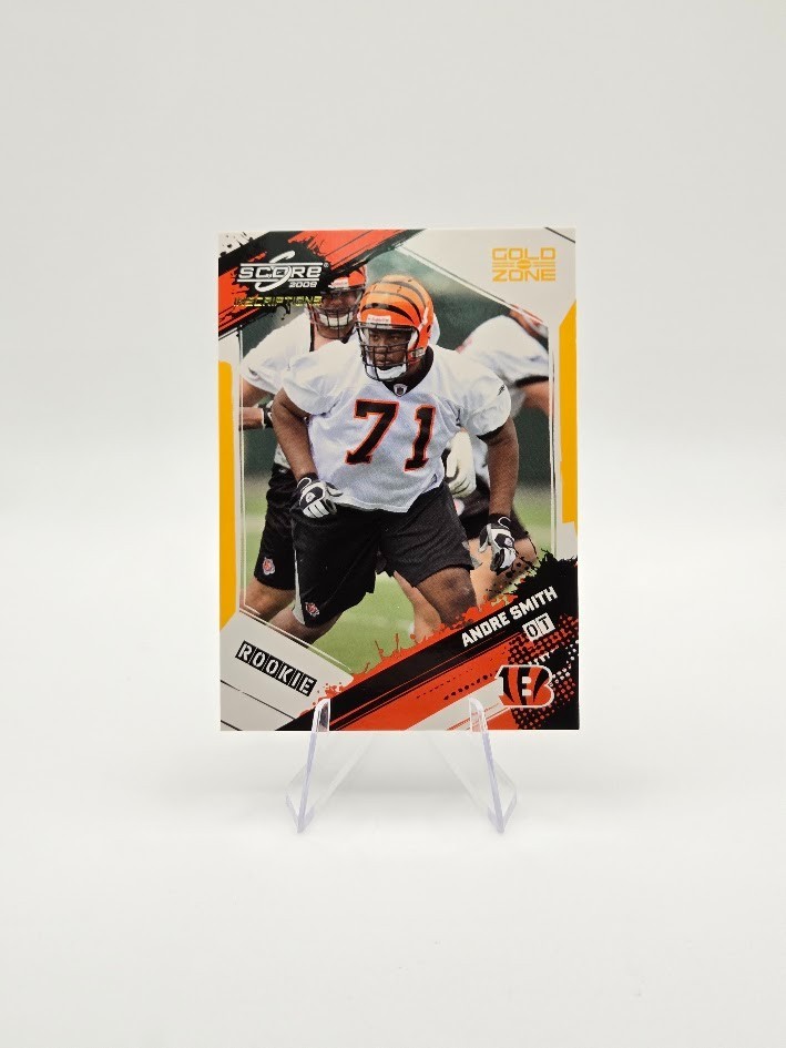 Andre Smith 2009 Score Inscriptions RC Gold Zone SP /50 #307 Bengals