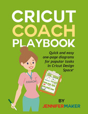 Cricut Coach Playbook: Quick and Easy One-Page Diagrams for Popular Tasks in Cri