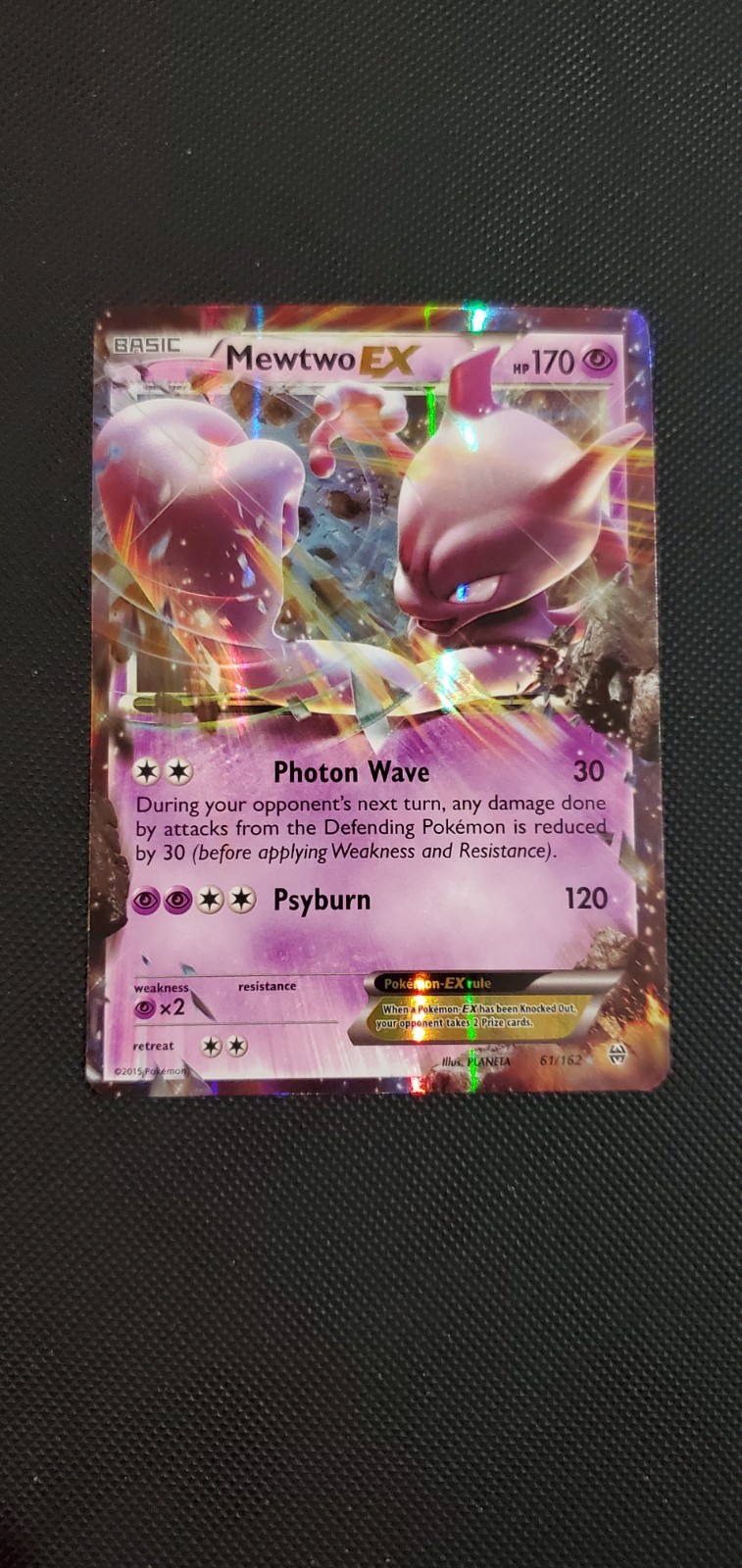 Mewtwo EX 61/162 Breakthrough Holo