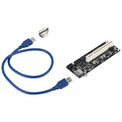 PCIE PCI-E PCI Express X1 zu PCI Riser Karte Bus Karte Hoch Effizienter Ada8570