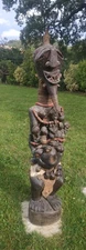 Important RARE Fétiche SONGYÉ 1,58 m ART AFRICAIN