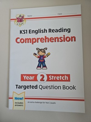 CGP KS1 English Reading Comprehension Year 2 Stretch Targeted Question Book KS1