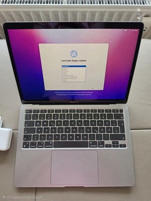 MacBook Air 13'' 2020 - M1 - 8GB RAM - 256GB Silber - QWERTZ
