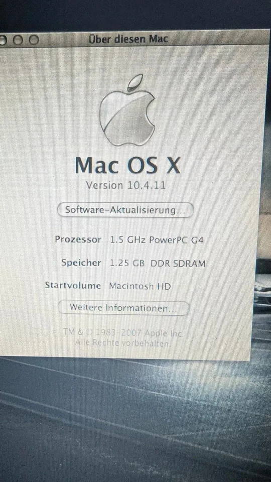 Laptop Apple MacBook PowerBook G4 Retro - Bild 2 von 4