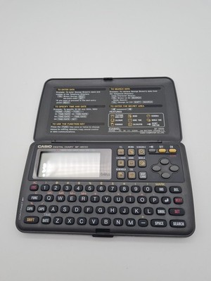 CASIO Digital Diary SF-4600 getestet neue Batterien