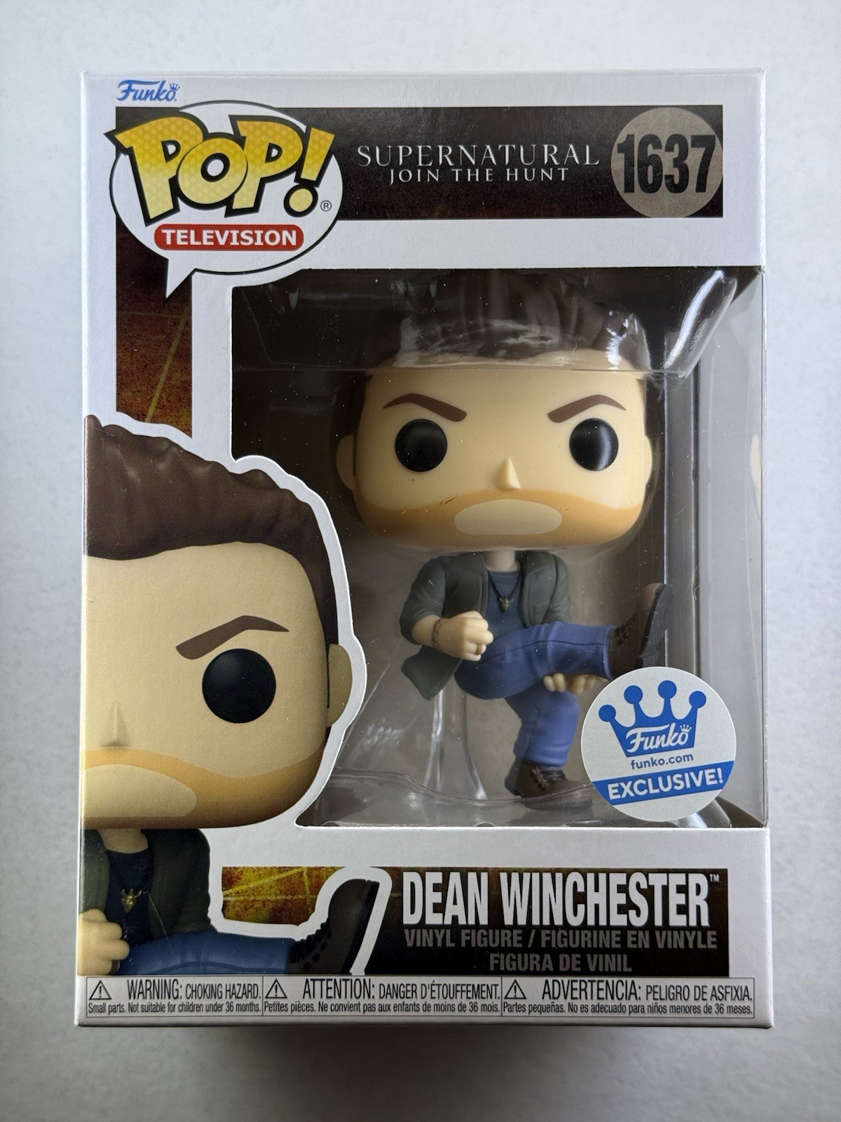 Funko Pop! Supernatural Dean Winchester Exclusive #1637 Viny