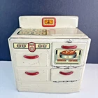 Vintage 1930s Marx Pretty Maid Toy Stove Oven Range Metal Tin Lithograph