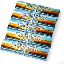 Elements Ultra Thin Rice Connoisseur King Size Slim With Tips Rolling Paper... 
