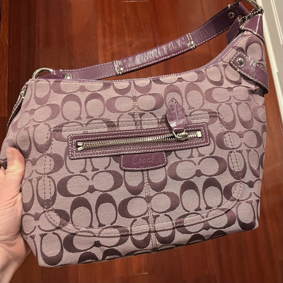 Classic Y2K Coach Penelope Signature Hobo Bag Purse F14690 2009