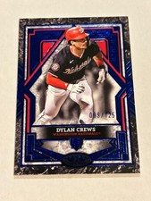 2025 TOPPS TIER ONE DYLAN CREWS 99/125 BLUE FOIL ROOKIE NATIONALS SP TN2