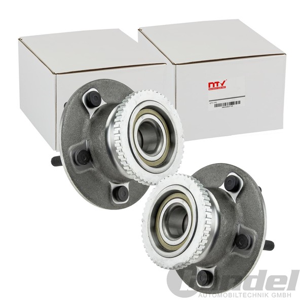 2X NTY RADLAGER-SATZ Radlager Hinten Passend FüR Nissan Quest-image