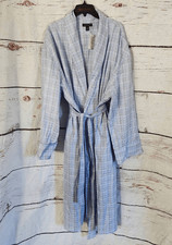 John W. Nordstrom Lightweight Plaid Robe Size XL/XXL NWT