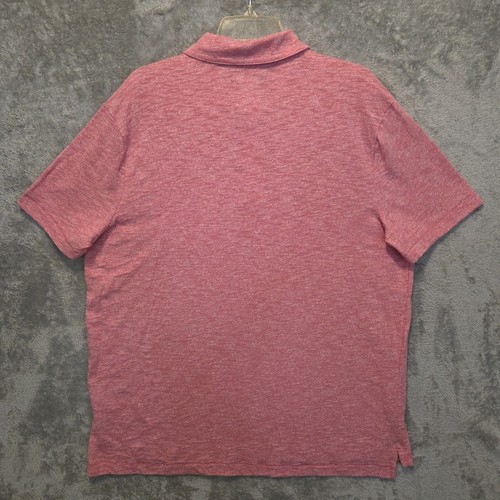 Mossimo Supply Co. Shirt Mens XL Polo Pink Quarter Button Pocket Spread Collard - Picture 5 of 15