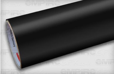 Rouleau vinyle noir mat thermoformable 1mx1m50 pour masquer les rayures de carrosserie facilement