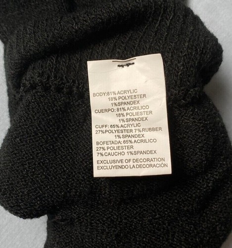 Winter Essentials Gloves Black Lt Gray Dk Gray Blue - Choose - NEW - Picture 8 of 24