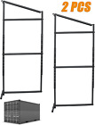 2pack 3-Tier Cargo Shipping Container Shelving Shelf Brackets 24" D x 60" H