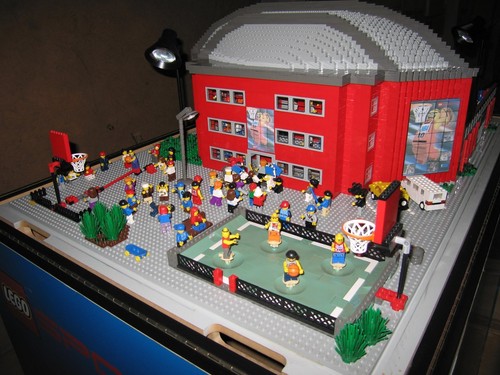 Lego sports NBA Arena stadium mechanic display exclusive - Picture 4 of 11