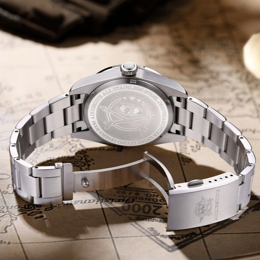 39MM Addiesdive GMT Explorer Quartz Diver 200M Waterproof Analog Stainless  Watch