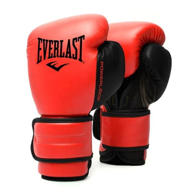 Everlast エバーラストPowerlock 12 0Z EVERLAST Powerlock Training Gloves 12 OZ Red | eBay UK