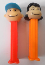 Vintage Pez Peanuts Charlie Lucy Dispensers Used Condition AS IS Lot Of 2 READ