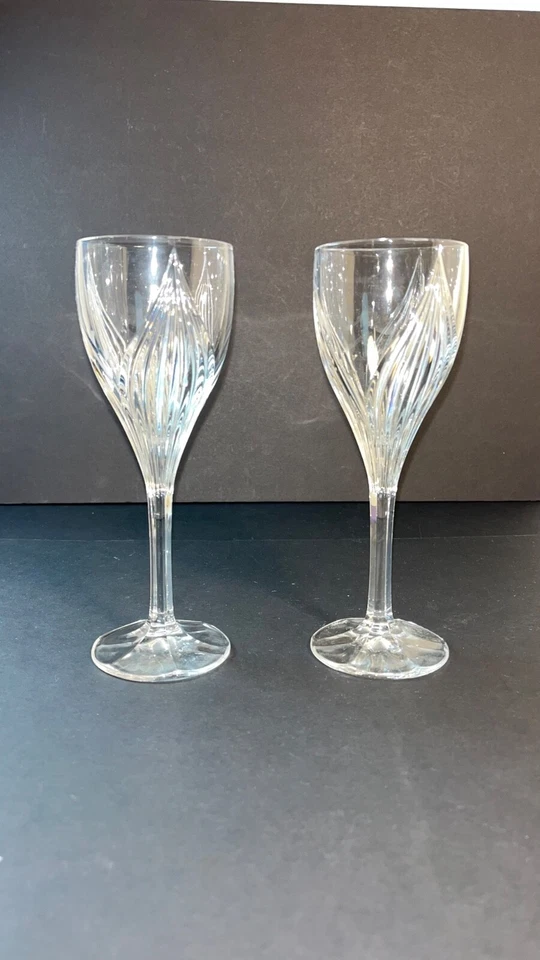 Набор из 2 ~ выбрать количество ~ GORHAM кристалл примулы стекла кубок новом состоянии - Изображение 2 из 4