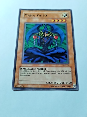 yugioh maha vailo deck Yu-Gi-Oh! - Spell Ruler - 25th Anniversary Reprint Spellcaster/Effect LIGHT 1550 Attack 1400 Defense In addition to the effects of Equip Cards Yugioh: Maha Vailo - SDJ-016