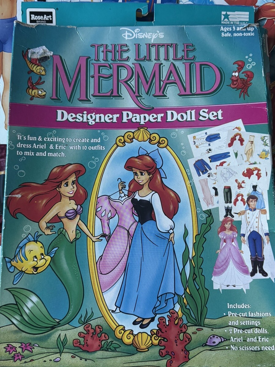 mermaid dress up set paper PAPER DOLLS MERMAIDS DRESS UP PAPER CRAFTS DIY GOOD & EVIL