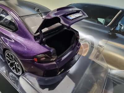 NEW MINICHAMPS MINIATURE BMW M2 COUPE G87 TWILIGHT PURPLE 1:18