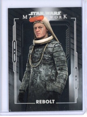 2020 Topps Star Wars Masterwork BLACK Parallel #80 Rebolt #4/5! SUPER LOW LE SP