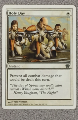 MTG - HOLY DAY 1X- 9TH EDITION - COMMON - INSTANT - NM | eBay