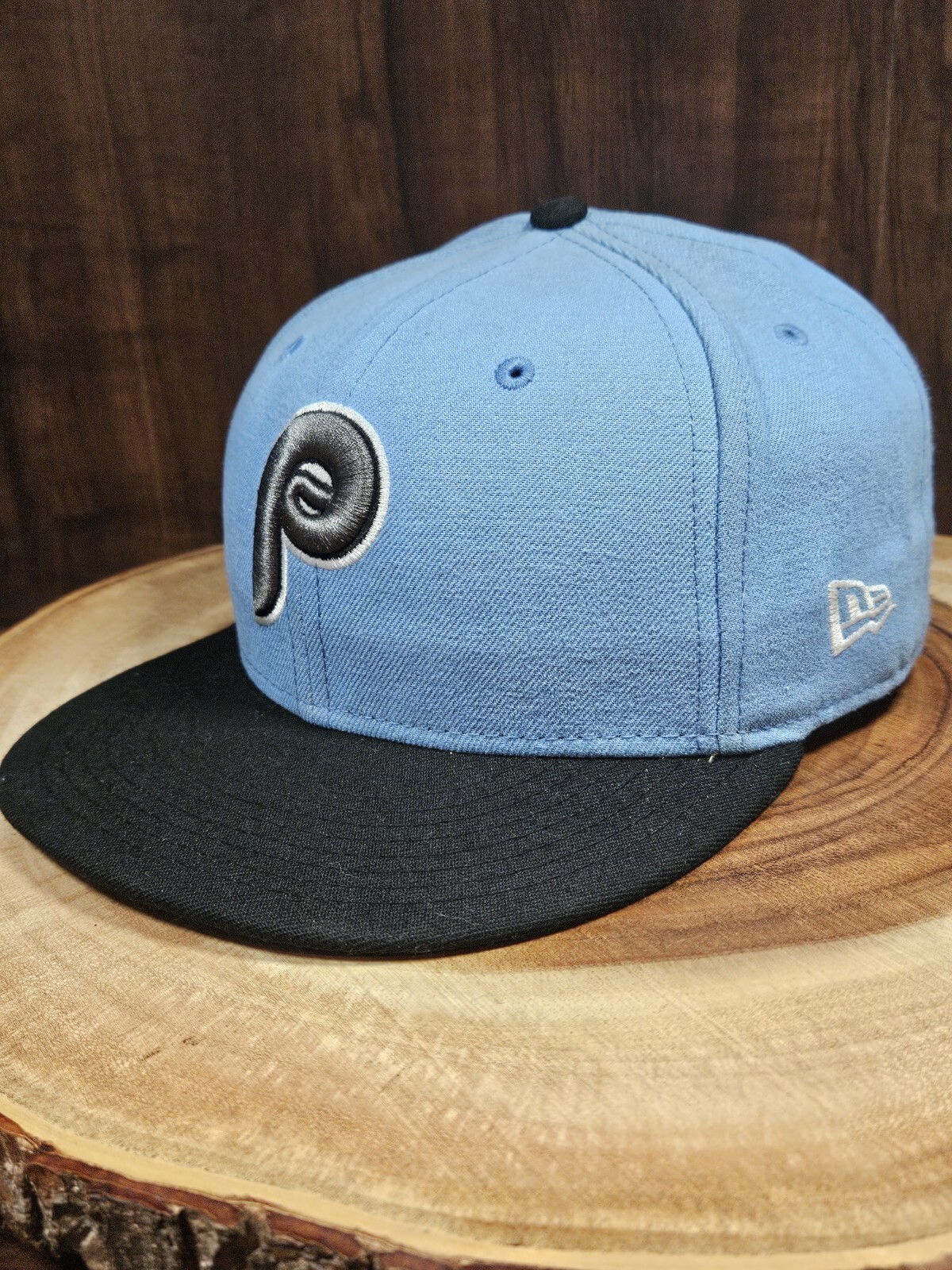 Philadelphia Phillies New Era 59Fifty Fitted MLB Retro Blue Cap Size 7 3/8