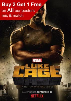 Marvel Luke Cage Staffel 1 Poster A5 A4 A3 A2 A1