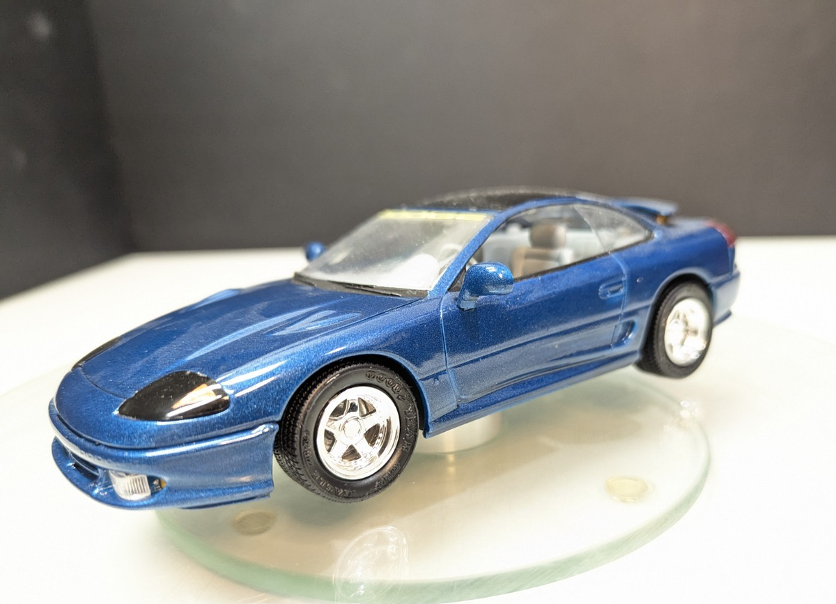 1/25 Model Kit Pro Built Dodge Stealth 1992 Twin Turbo Painted Mystic Blue  Nice