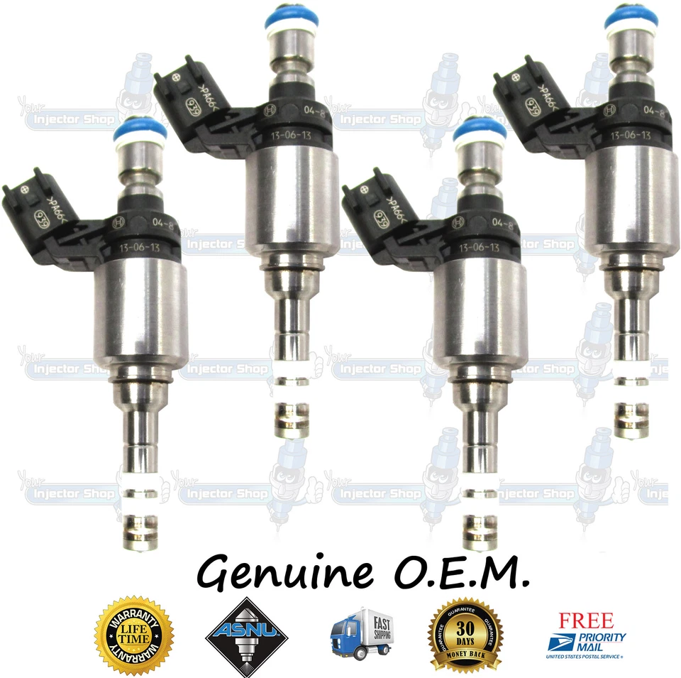 4x inyectores de combustible Reman genuinos OEM General Motors 2,5 L GDI 0261500106 12627093 Foto 2 de 4
