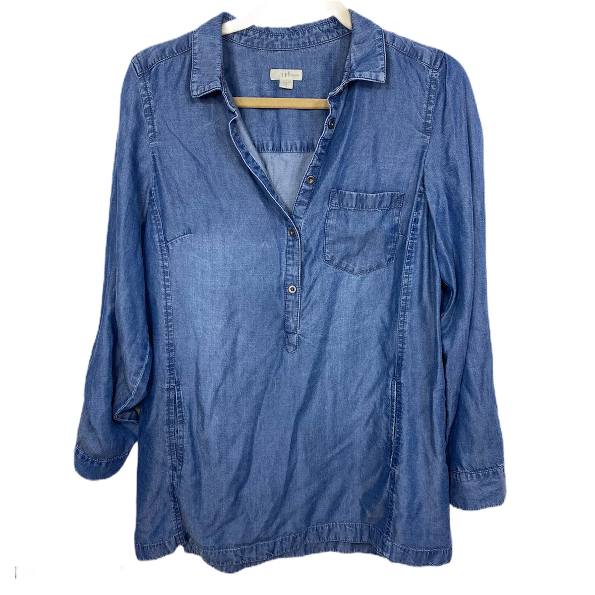 J jill denim clearance shirt