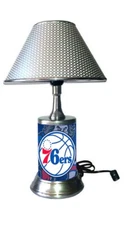 NBA Philadelphia 76ers table lamp with shade, desk lamp