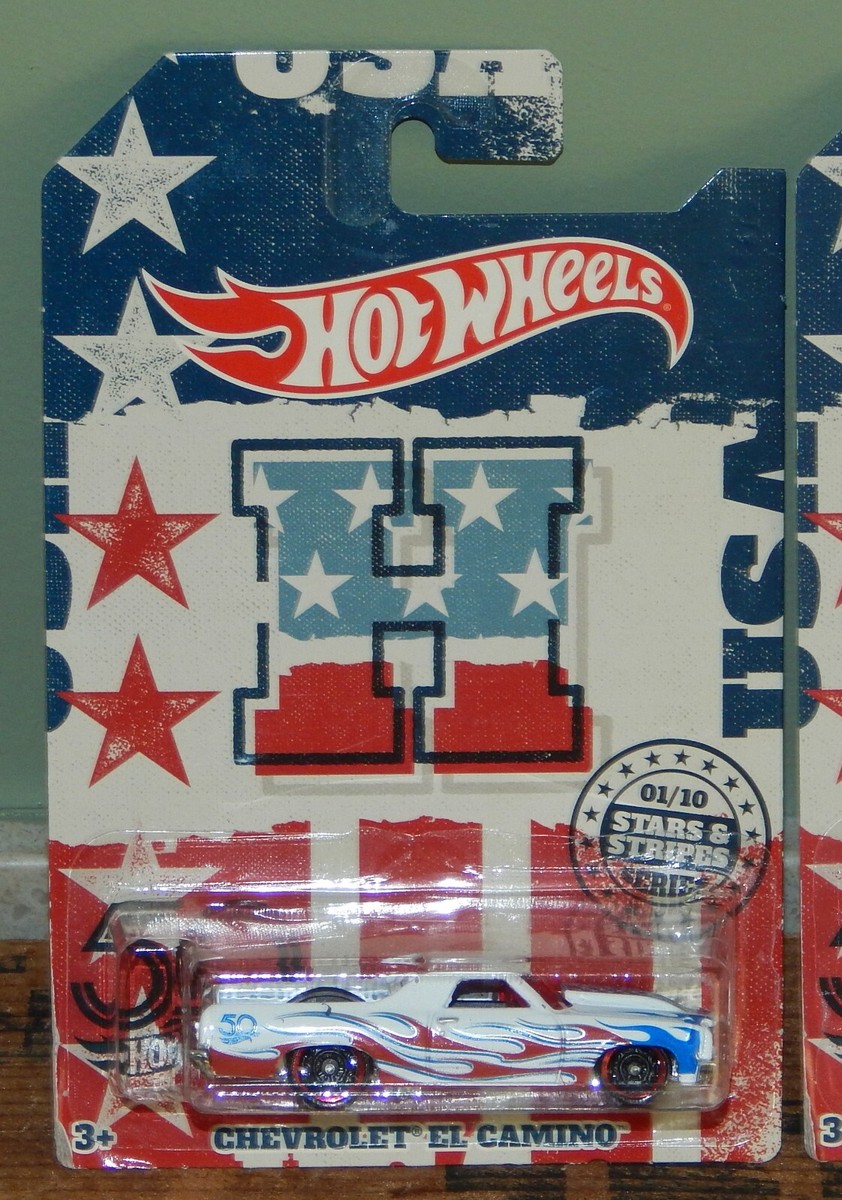 2018 Hot Wheels 50th Anniversary Stars & Stripes FULL SET of
