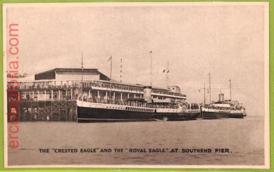 af7679  - VINTAGE POSTCARD Ansichtskarten - SHIP ''Crested Eagle'' ''Royal Eagle''