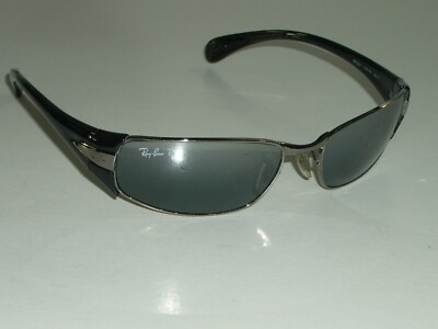 レイバン　サングラス　RB3261　004/71 Ray Ban Top Gradient Sleek Gun Metal Wrap Sunglasses RB3261 004/8g