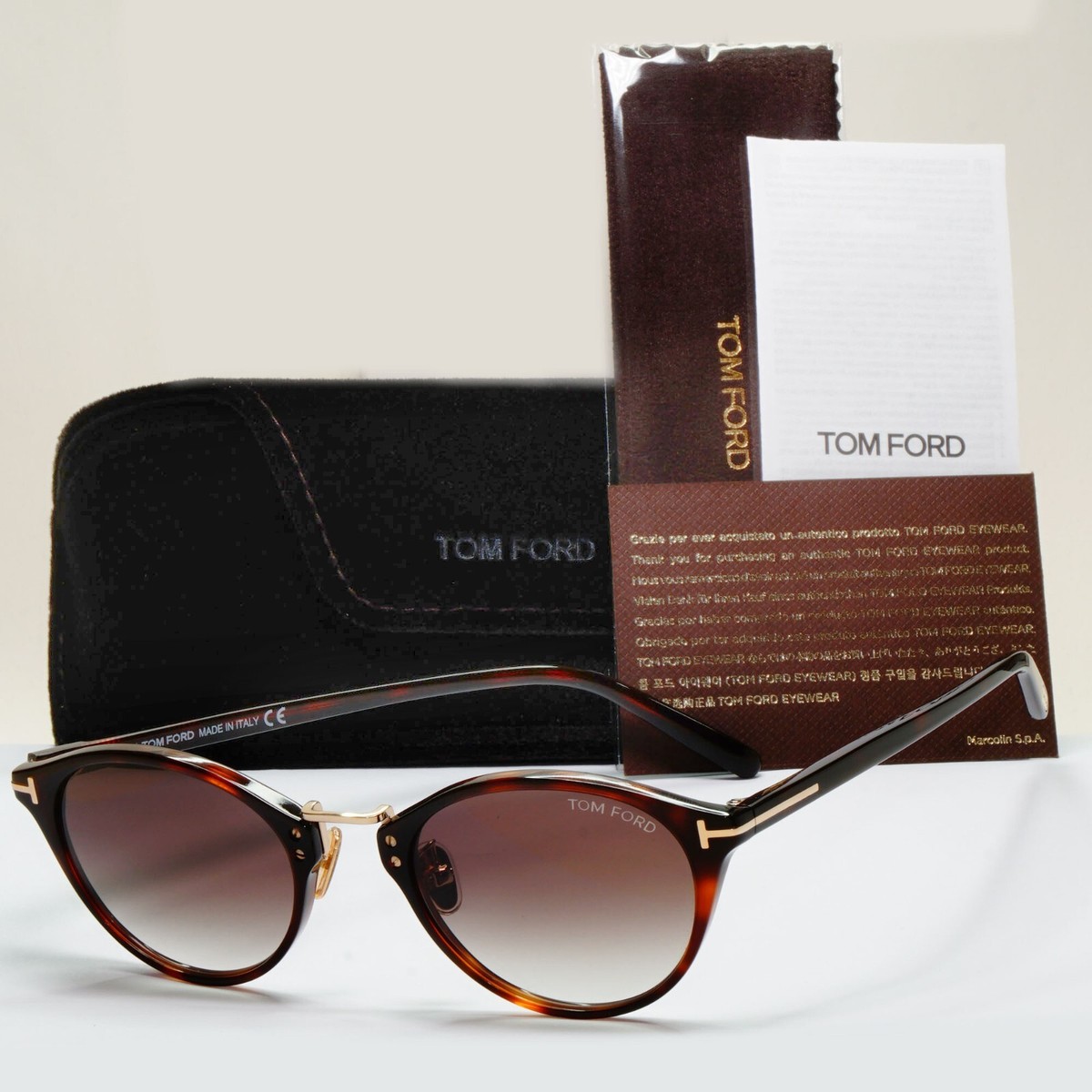 Tom Ford Sunglasses Brown Tortoiseshell Gradient FT0879-D TF  display picture 3