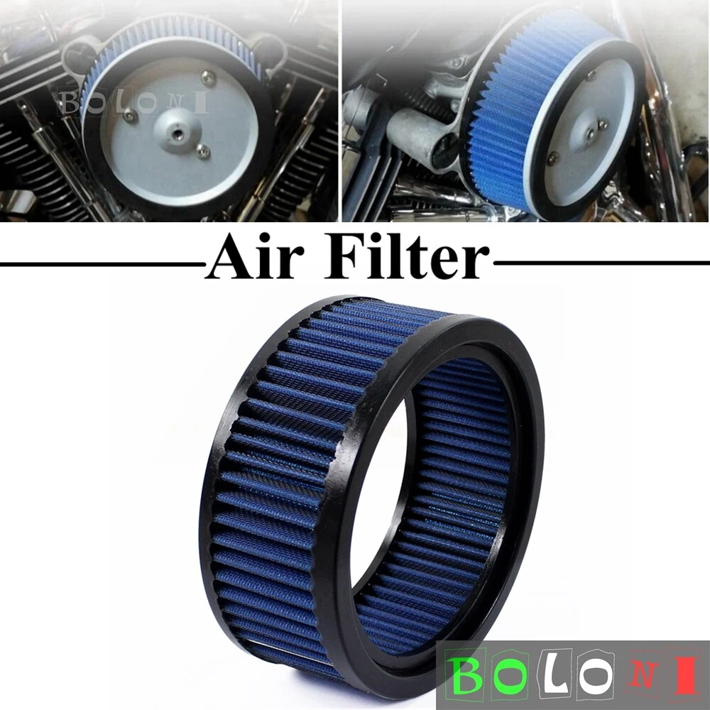 Motorcycle Air Filter Element E-3226 Round High Flow Cleaner For  Harley-Davidson