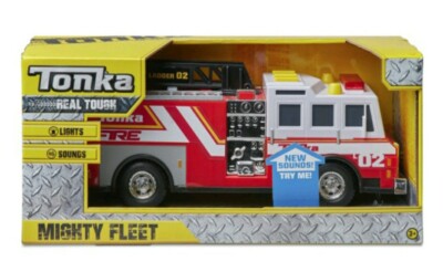 Tonka Mighty Fleet Fire Department Fire Truck With Lights And Sound