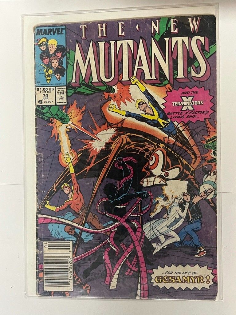 Marvel Comics #74 April 1989 The New Mutants Comic Book