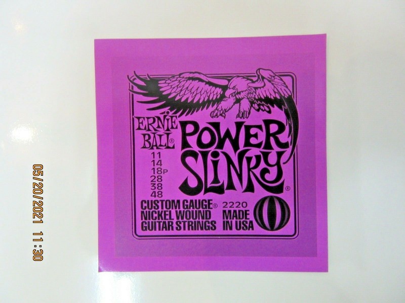 ERNIE BALL POWER SLINKY GUITAR STRINGS DECAL STICKER BUMPER STICKER CASE DECAL 