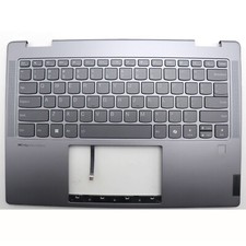 New Palmrest Upper Case US Backlit Keyboard FP For Yoga 7 2-in-1 14AHP9 83DK